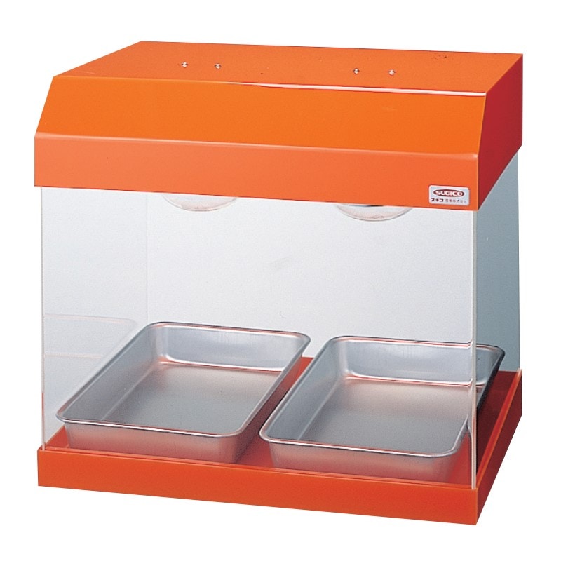 ホットショーケース 2灯式 デラックスタイプ アクリル製 TO-176DX-B