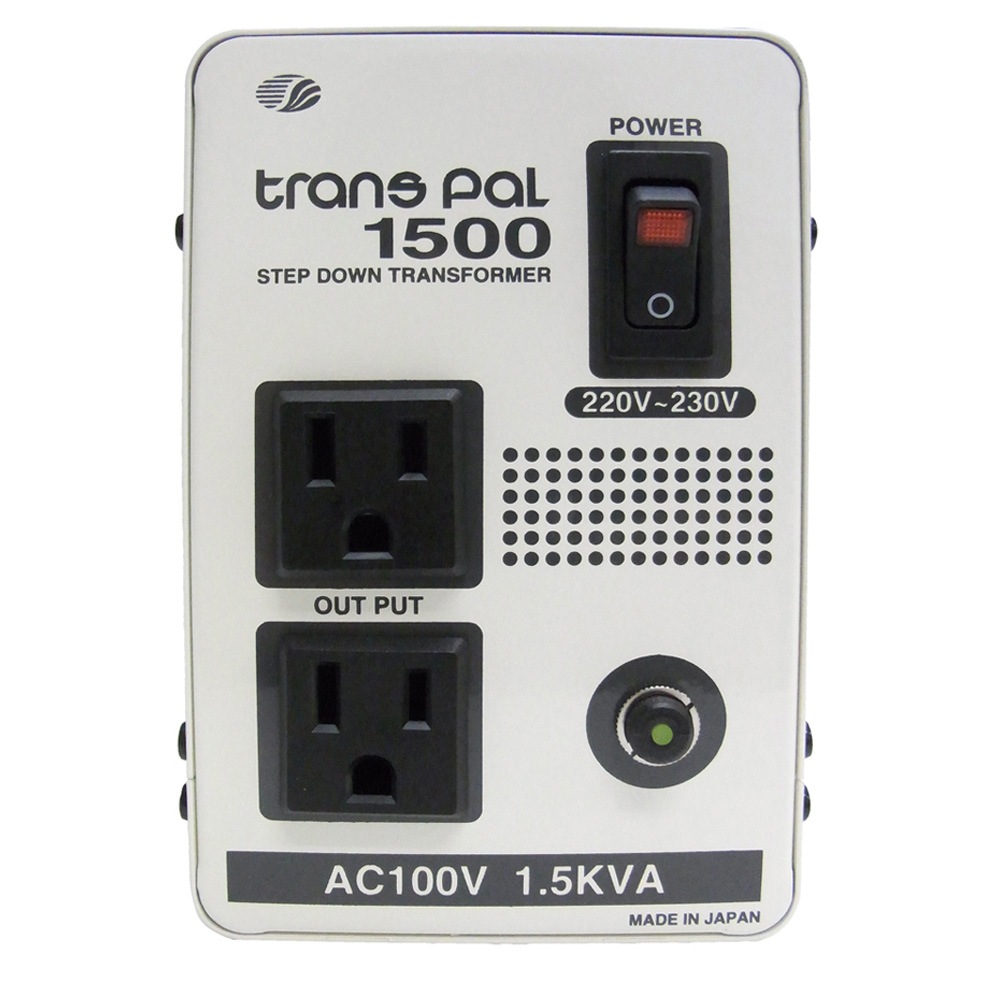 PAL-1500EP-DN 海外用 1500W 変圧器 ダウントランス(二重梱包仕様