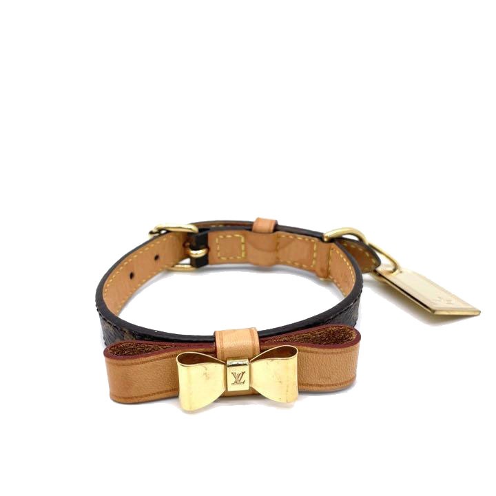 470 ルイヴィトン モノグラム犬猫首輪コリエバクスターペット