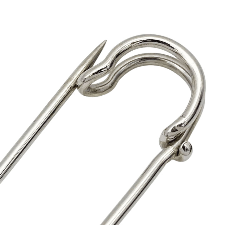 HERMES エルメス セリエ ピンブローチ 安全ピン シルバー