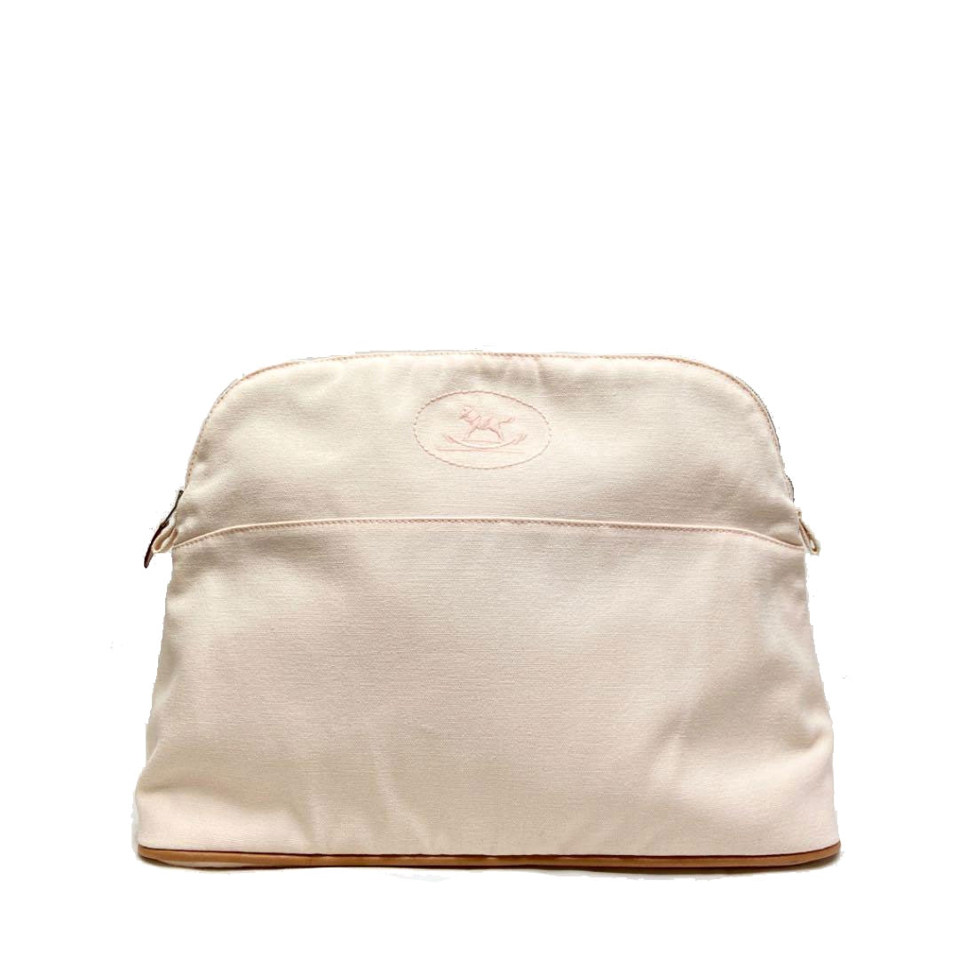 HERMES エルメス ボリードポーチTGM キャンバス ベビーライン ベビー