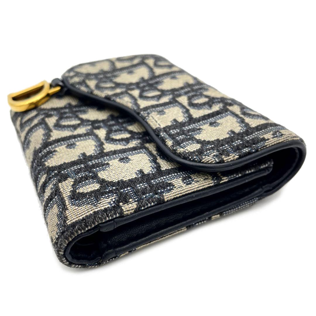 Christian Dior クリスチャンディオール サドル ロータスウォレット 三