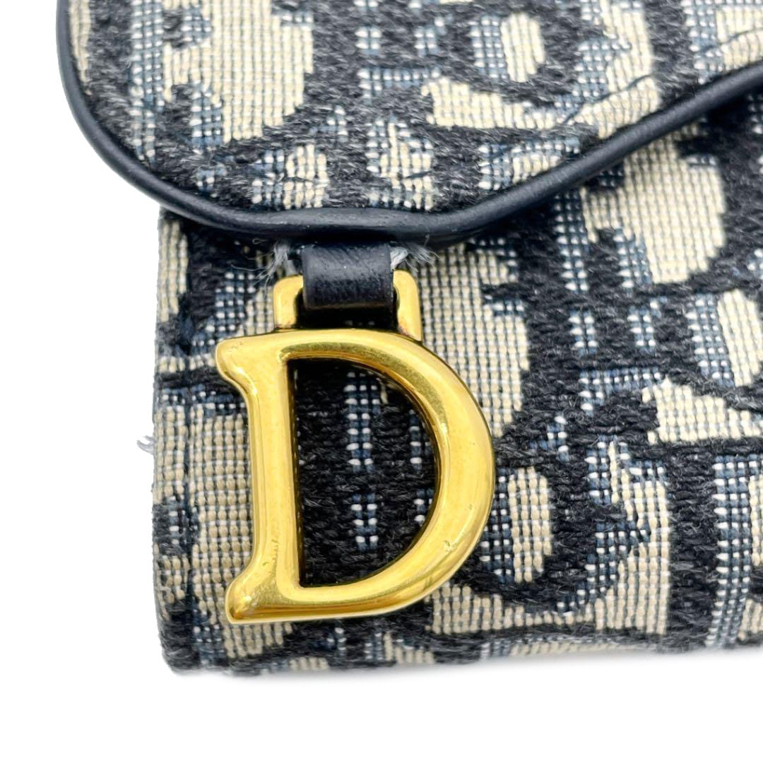 Christian Dior クリスチャンディオール サドル ロータスウォレット 三