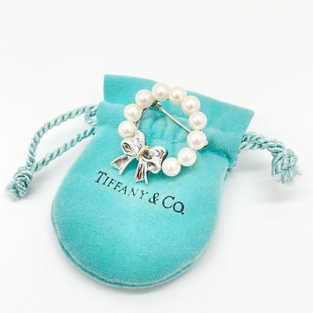 TIFFANY&Co. ティファニー イニシャル M ブローチ SV レディース