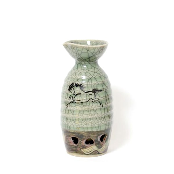 大堀相馬焼 松永窯 二重徳利(一合) | すべての商品 |福島県の伝統工芸