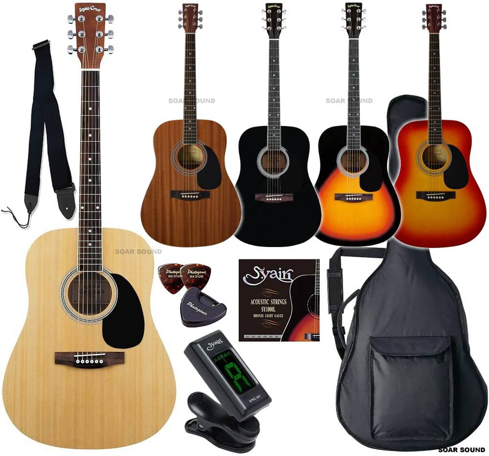 Sepia Crue アコースティックギター エレアコ EAW-180-BLS