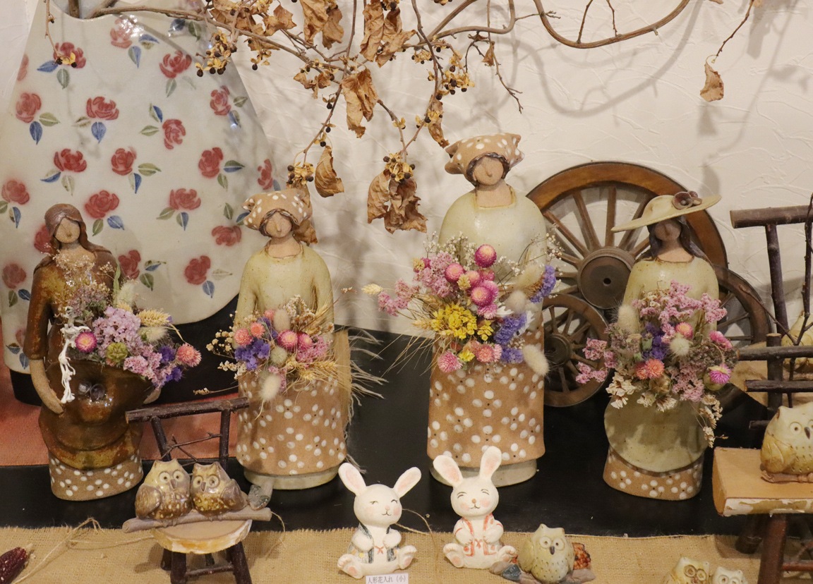 フラワーポットハーベスト帽子・中 | 北路窯 【 北海道 スロウなお