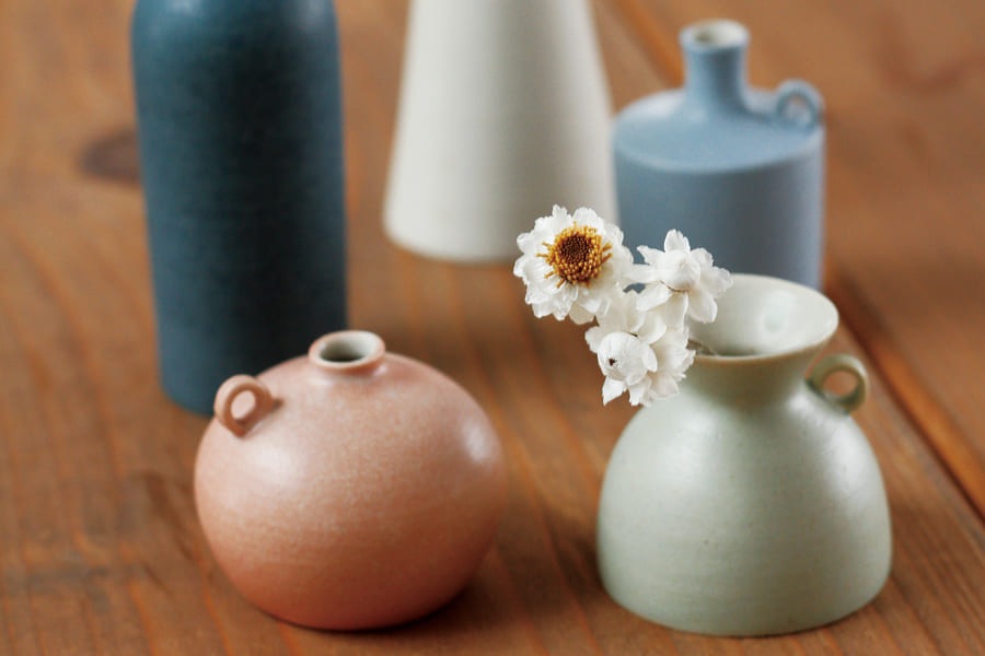 小さな花器・空（blue） | asanomi（アサノミ） 【 北海道 スロウなお