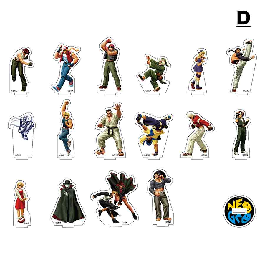 THE KING OF FIGHTERS 2000 PIXELアクリルスタンド【D】(全16種