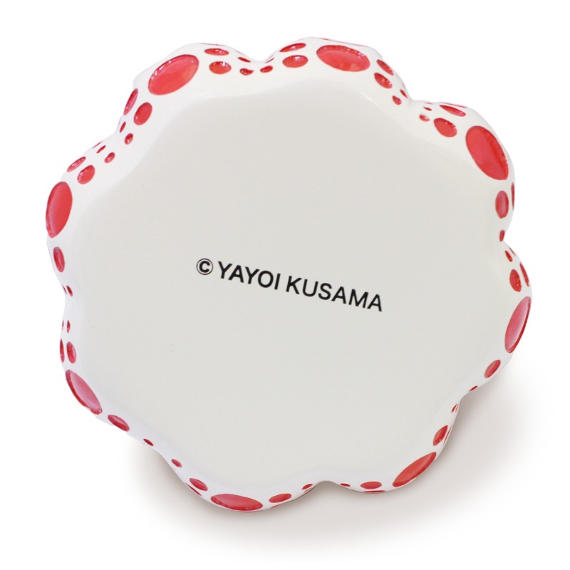 草間彌生】赤と白の水玉模様 カボチャ型オブジェ【MoMA正規品】 草間