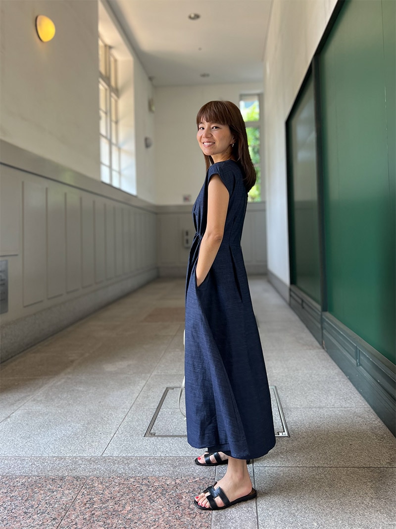 クレワン デニムドレス ワンピース SSサイズ クレワン デニムドレス