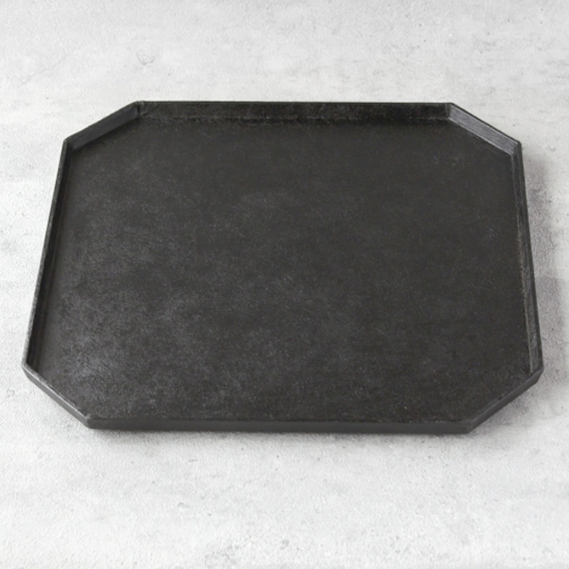 蝶野秀紀｜和紙貼八角盆 正方形 黒 | 趣佳[syuca.jp] オンライン