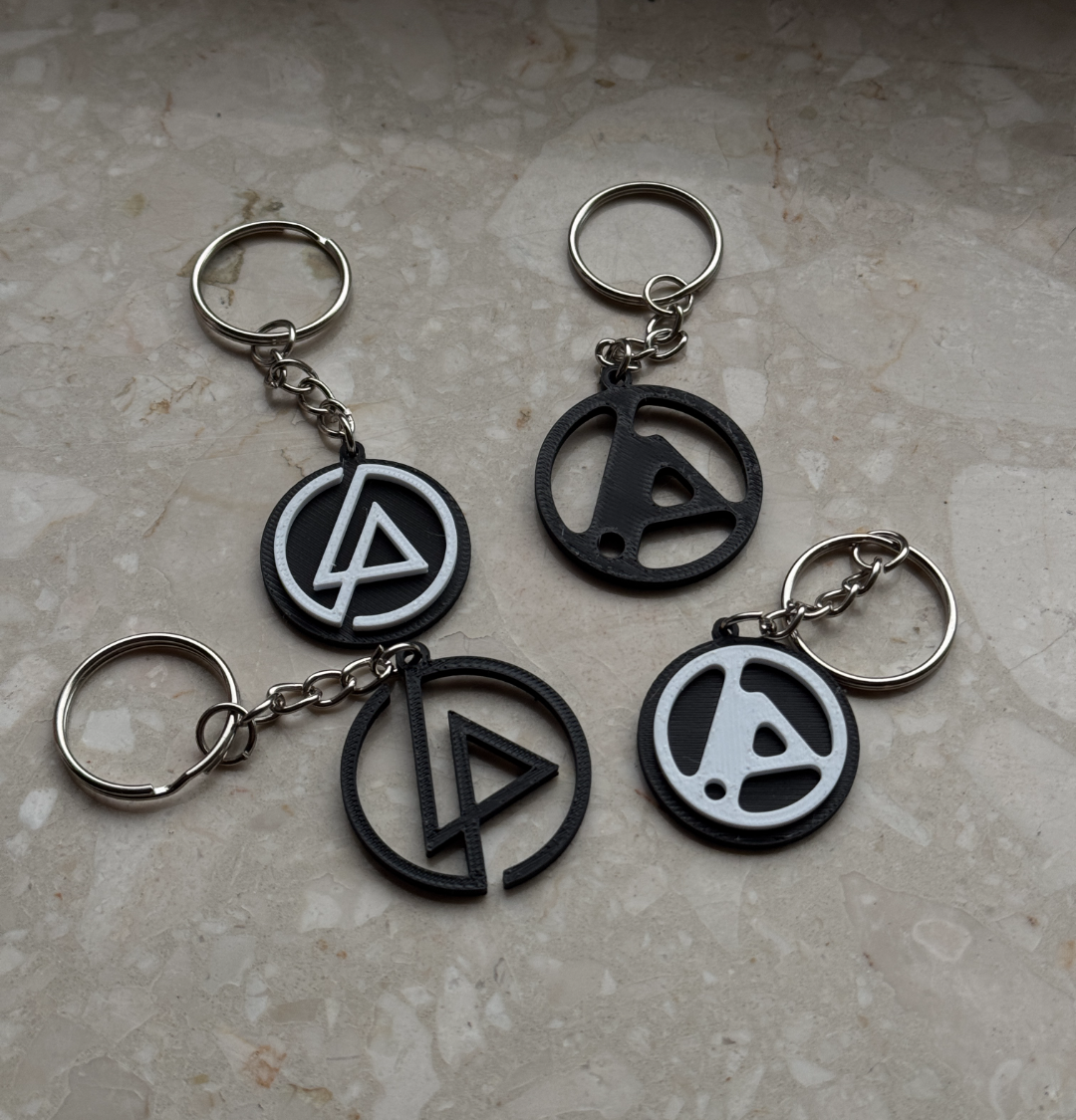 Linkin Park Keychains - Old and New logo - Free 3D Print Model