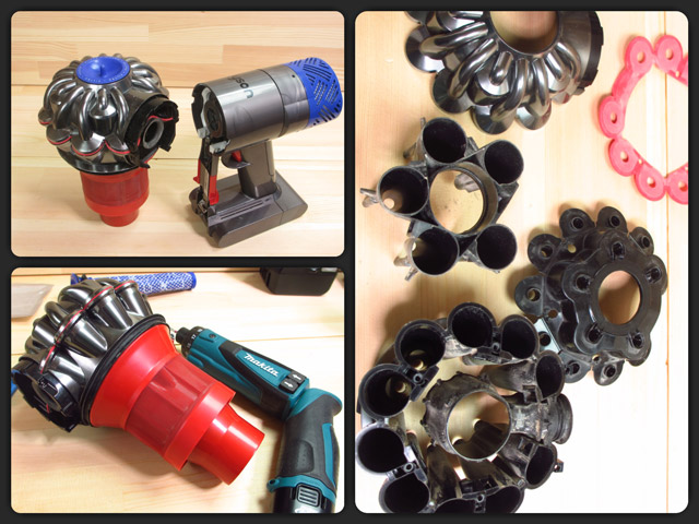 ダイソン-DC61/DC62/DC74/V6の分解方法（排気が臭くなったから分解して