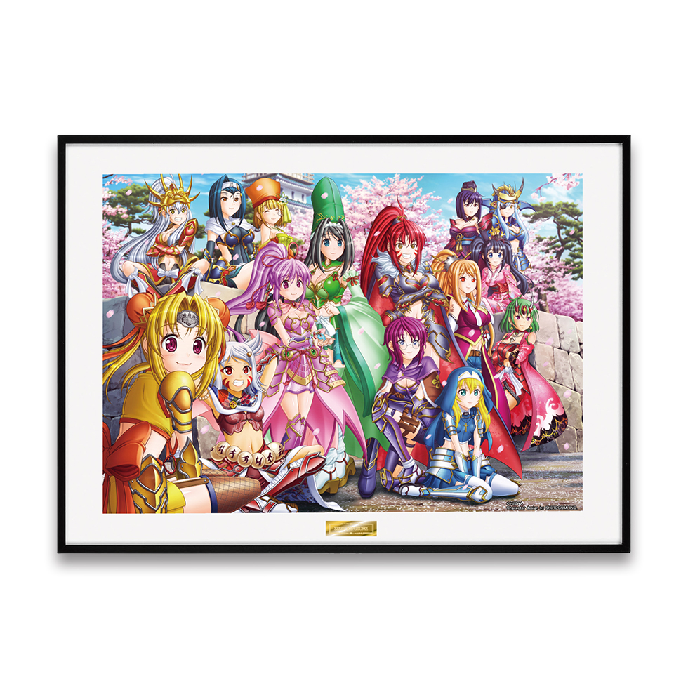 12月下旬頃発送】《受注生産》戦国乙女 アートフレーム【戦国乙女7集合