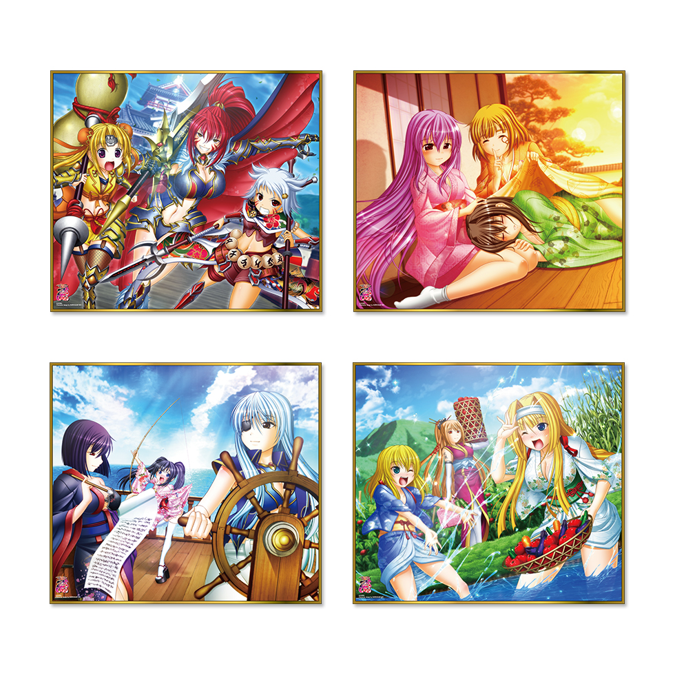 戦国乙女 復刻萌えカットイン色紙【コンプリートセット】 | キュイン萌ーる
