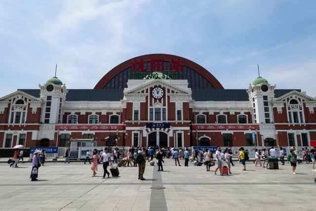 古い中国写真 奉天駅前 古い中国写真 奉天駅前 満鉄奉天