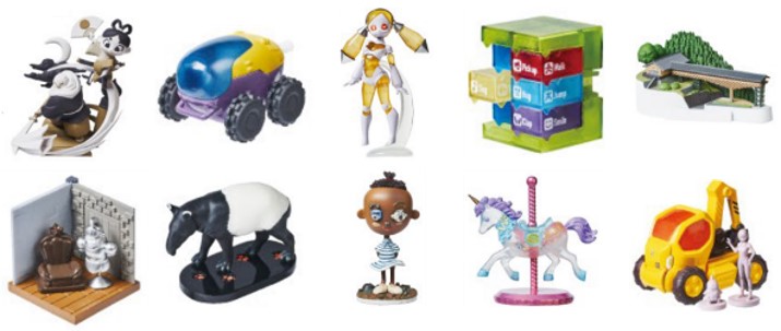 隈研吾、堀井雄二など著名クリエイターがデザインしたおもちゃ付き