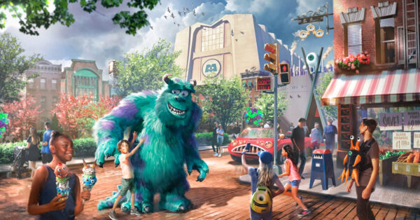 モンスターズ・インク」エリアが世界初登場 マペッツはロックン