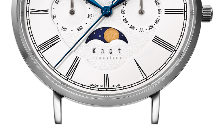 ムーンフェイズ - Maker's Watch Knot | 月の満ち欠けを腕元に