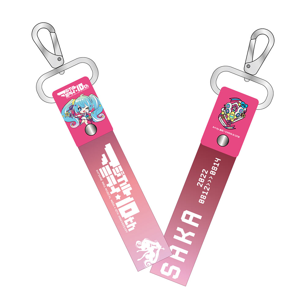 初音ミク マジミラ JPツアー ミニのぼり 銀テープストラップ 2026年