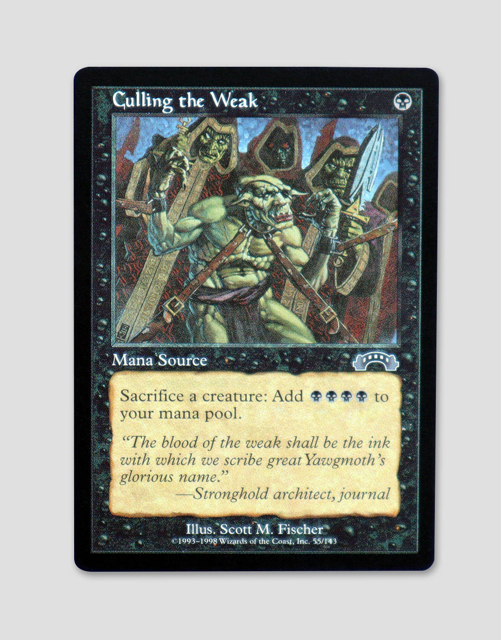 Culling the Weak regular from Exodus (EXO) MTG Proxy - magic-cardplus