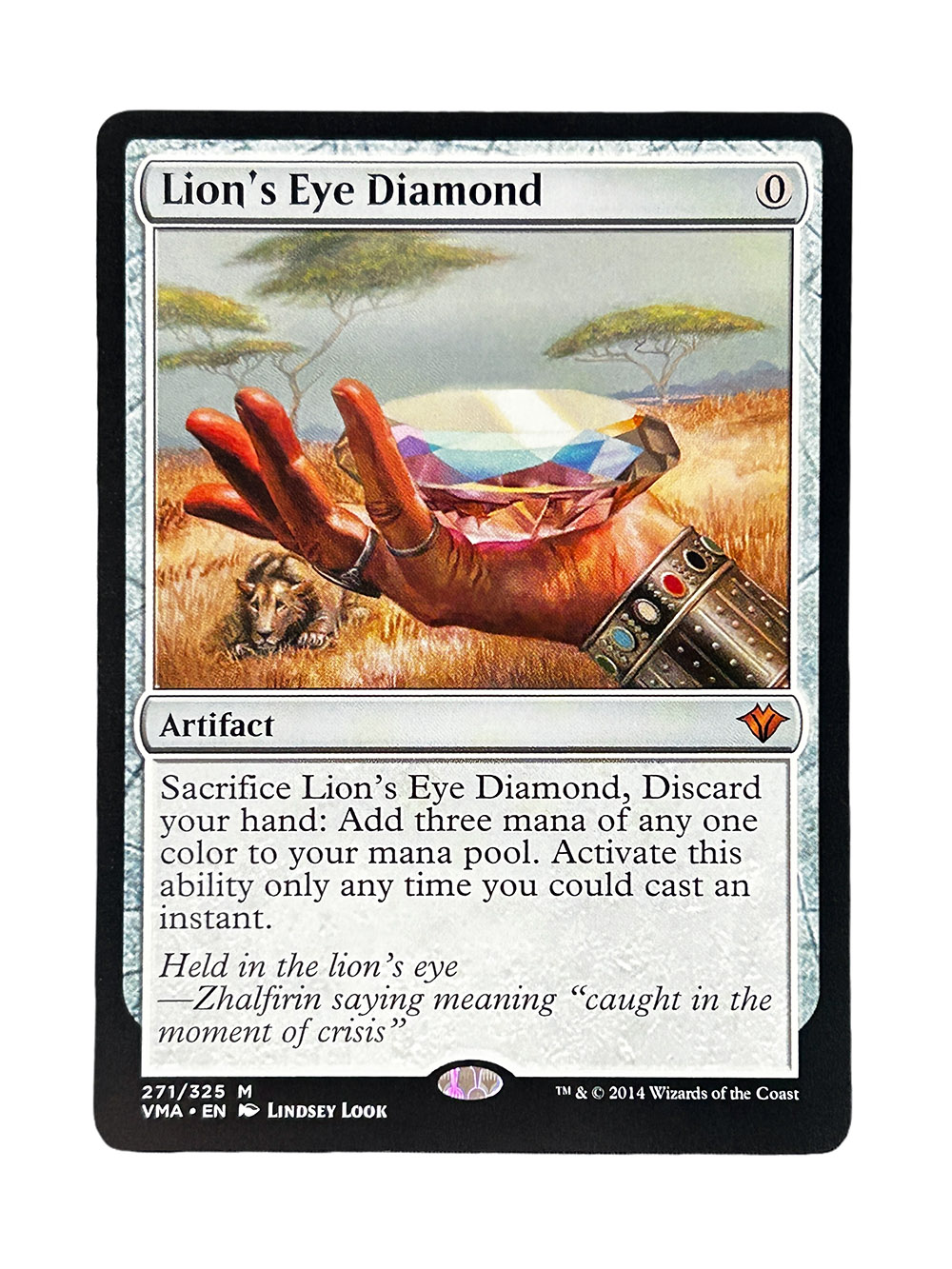 Lion's Eye Diamond #271 Holo from Vintage Masters (VMA) MTG Proxy