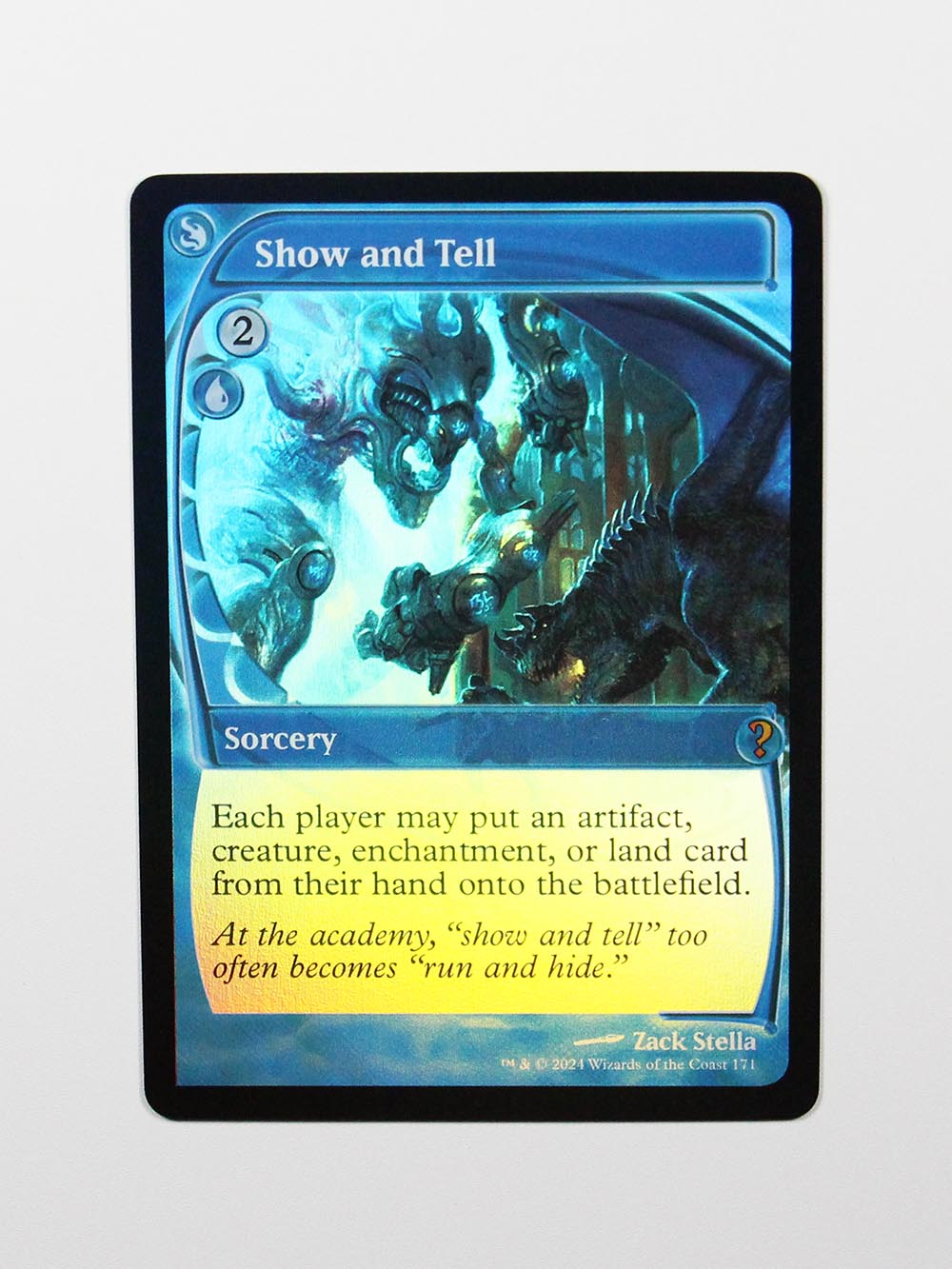 実物提示教育 Show and Tellジャッジ褒賞 プロモFoil 4枚セット MTG