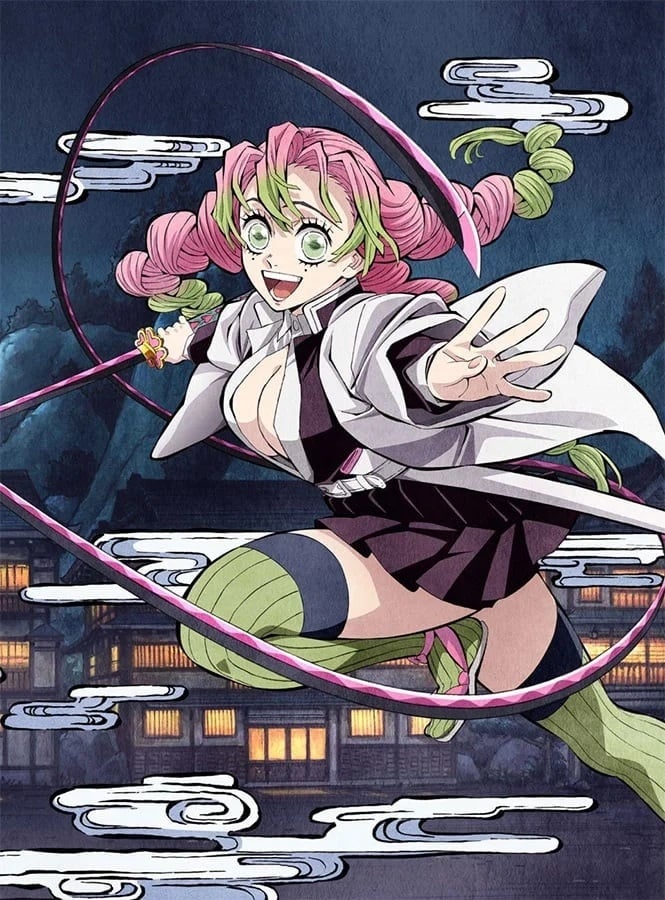 鬼滅の刃 戦支度イラスト ビッグポスター 甘露寺蜜璃 メーカー直売