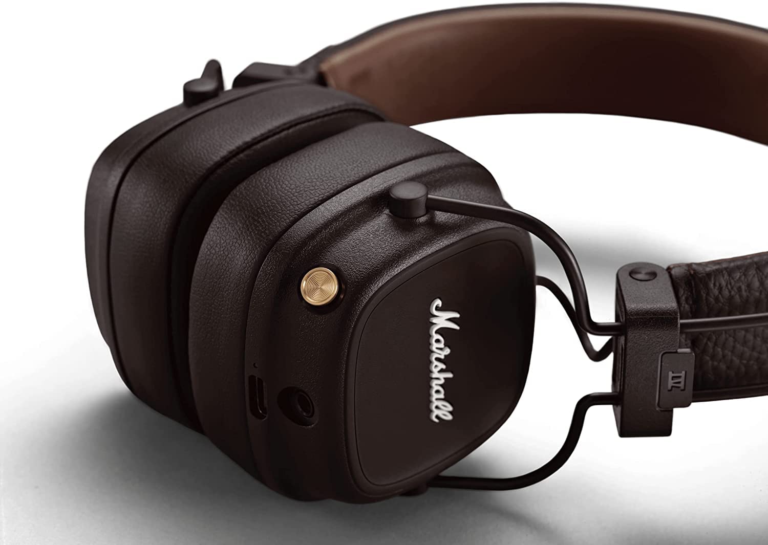 Marshall Major IV Wireless Bluetooth On Ear Headphone with Mic (Brown)