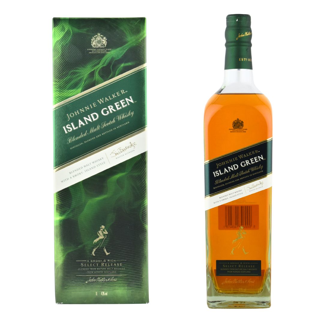 ウイスキー 43度 ジョニーウォーカー アイランド グリーン 1000ml 瓶 1