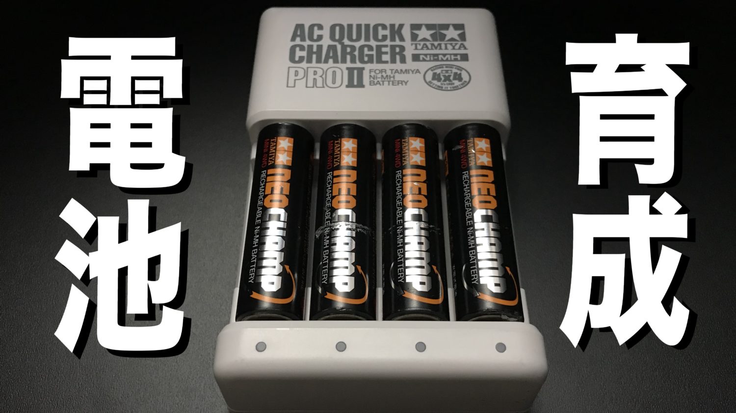 ミニ四駆 ネオチャンプ ×10 と電池育成のあたり