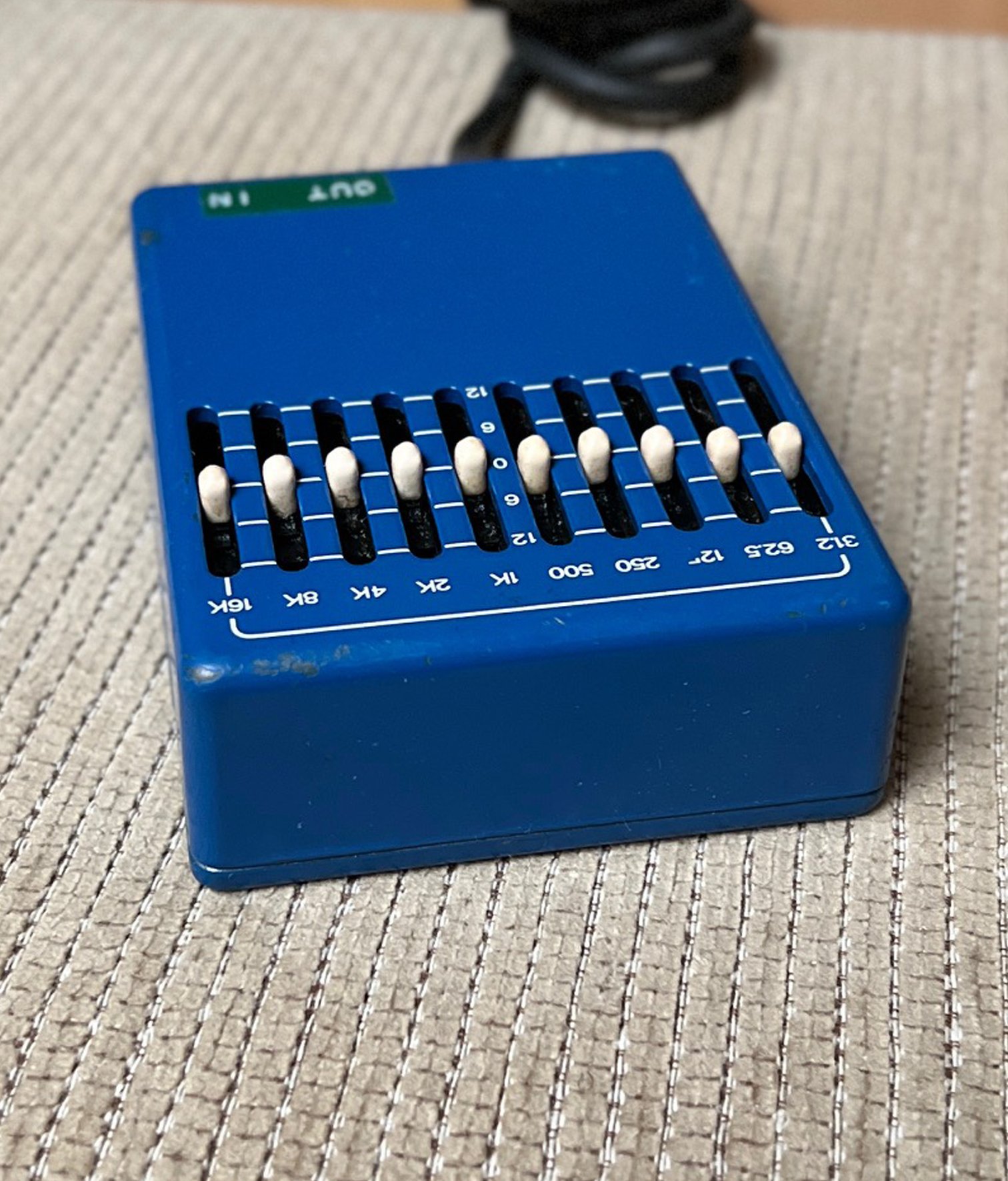 USED MXR MX-108 10 Band Graphic Equalizer Pedal - Vintage, Blue