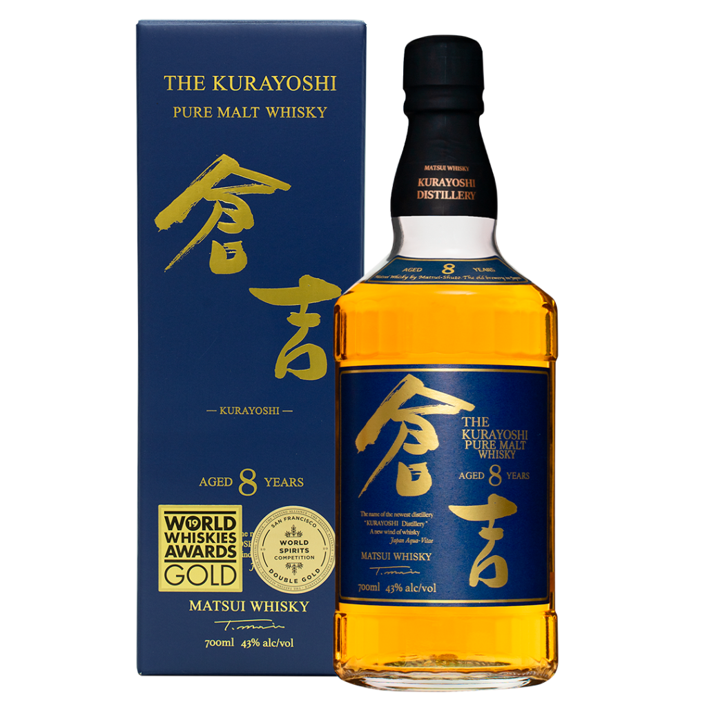 マツイピュアモルトウイスキー「倉吉 8年」 | 松井酒造合名会社