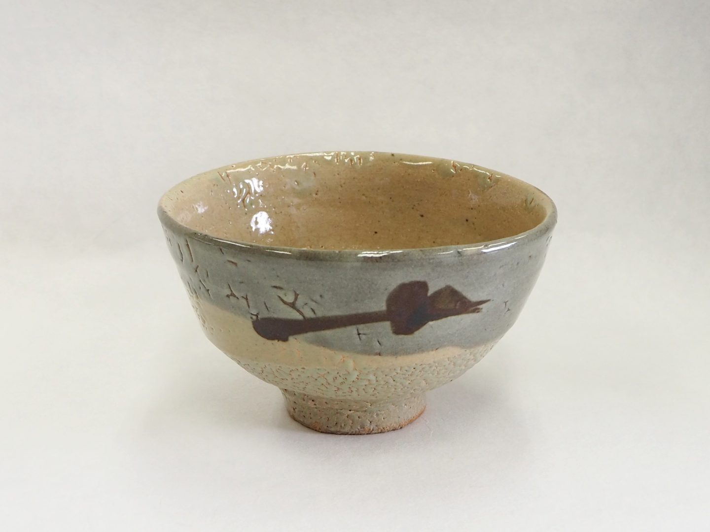 濱田庄司／地釉鉄絵茶碗｜美術品の販売｜株式会社 松沢美術