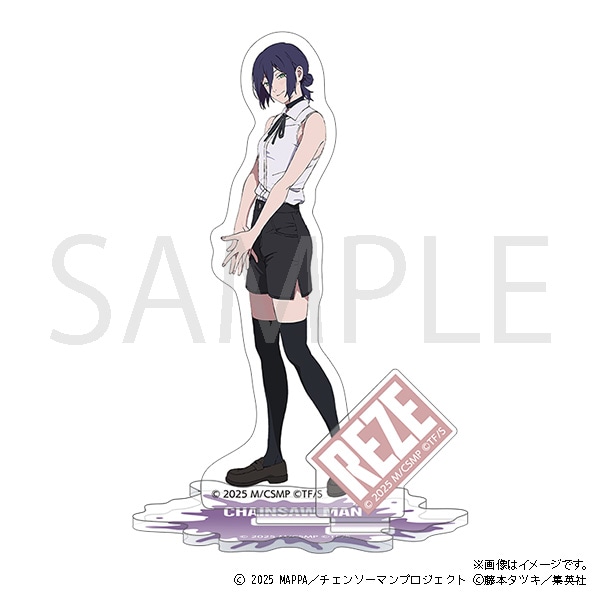チェンソーマンレゼ編 レゼ アクスタ 缶バッジ ちみけもますこっと 一