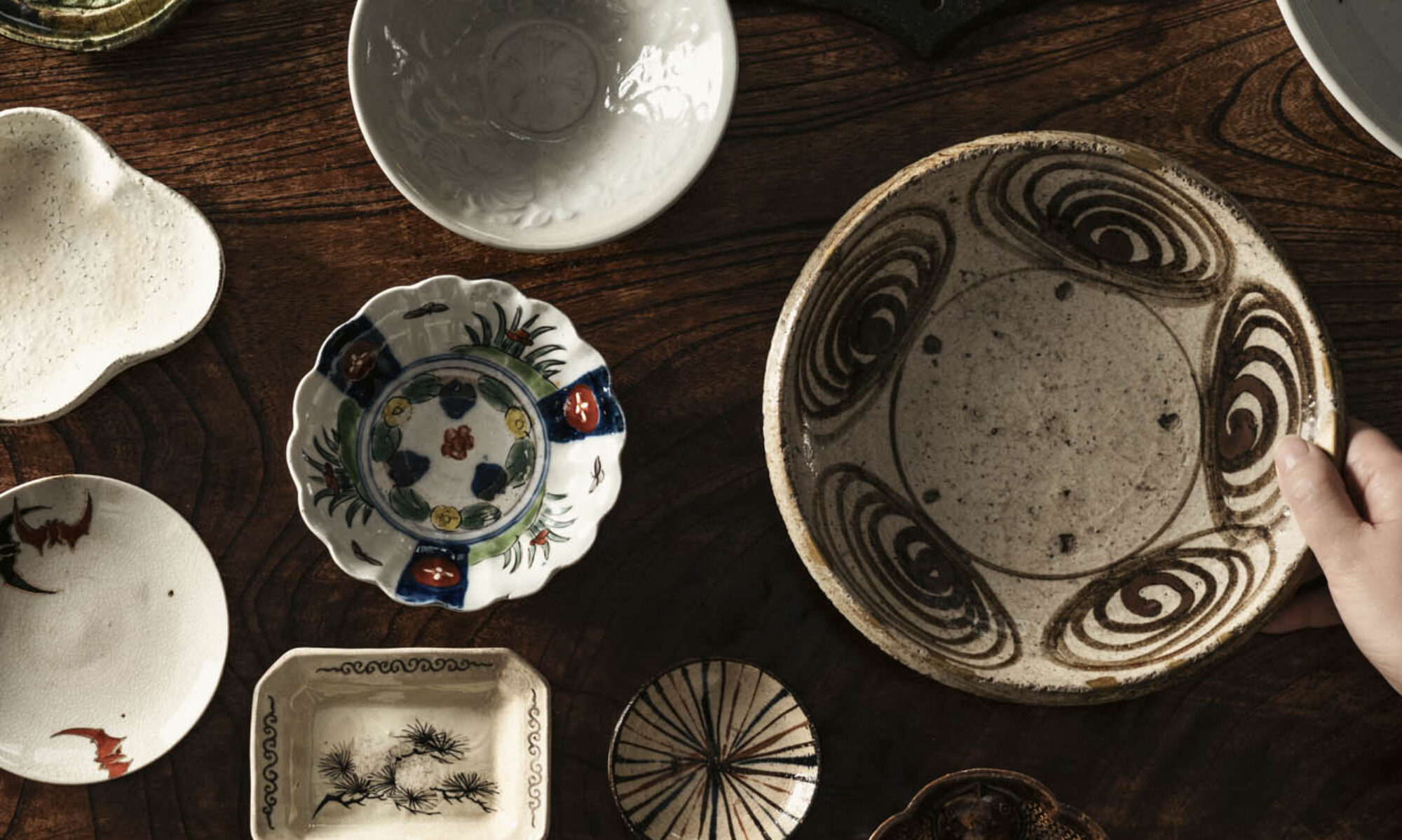 瀬戸 四方 麦藁手 小向付 火入 湯呑 時代物 瀬戸 麦藁手 蓋茶碗