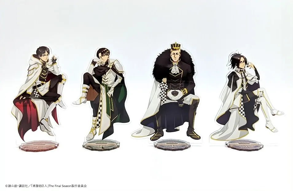 リヴァイ セット 缶バッジ アクリルスタンド チェススタイル 丸くじ