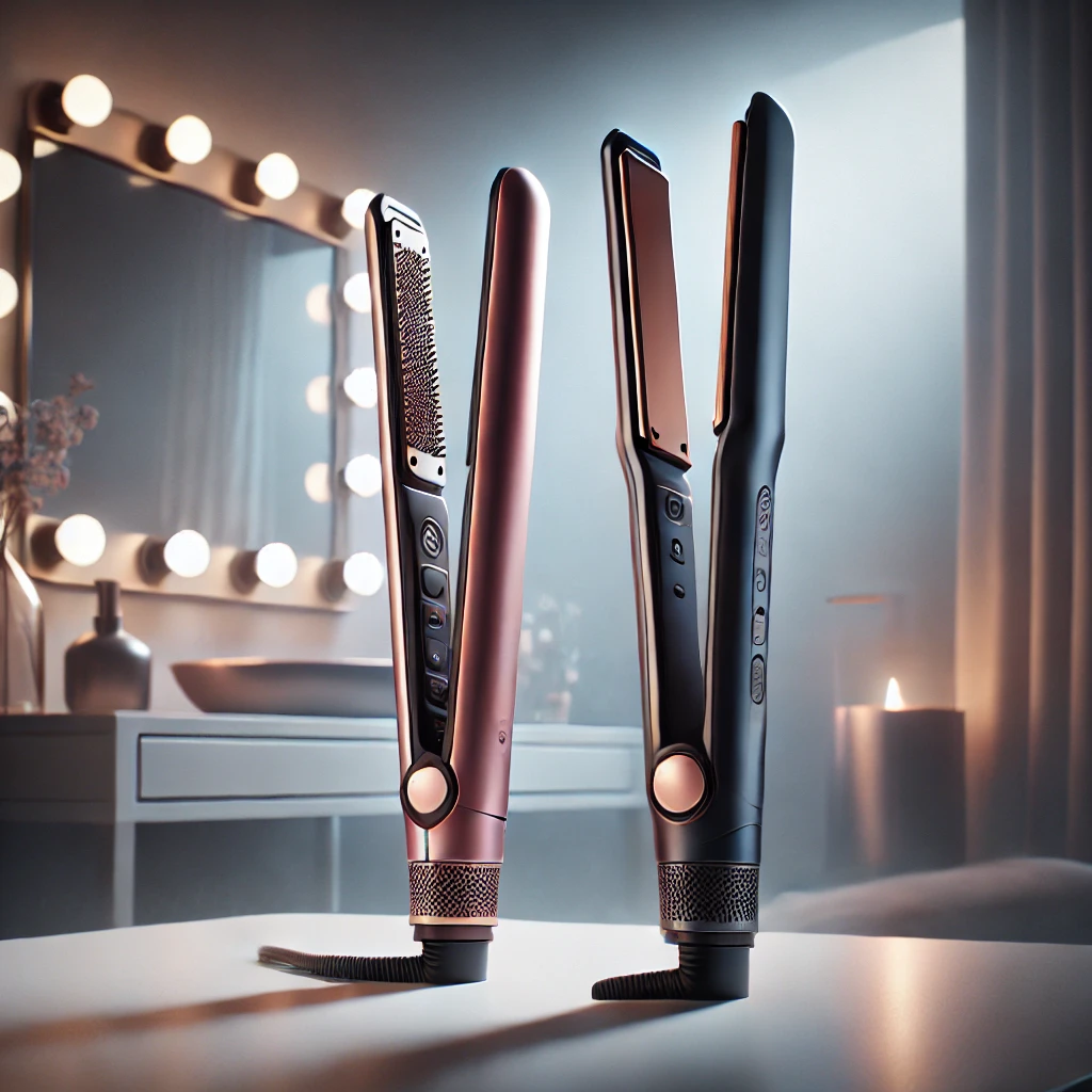 みにまる)Dyson ストレートヘアアイロン ブラウン みにまる)Dyson