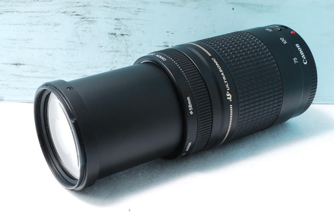 Canon EF 75-300mm IS 超望遠レンズ 9月19日限定価格♪超