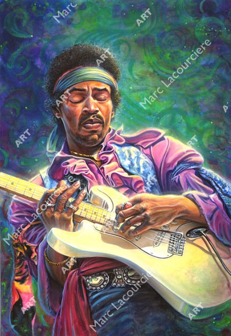 Jimi Hendrix – Purple Haze – Marc Lacourciere