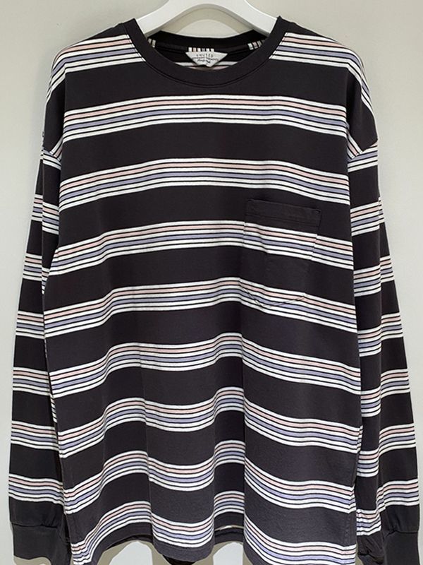 UNUSED（アンユーズド） ボーダー ロングスリーブTシャツ