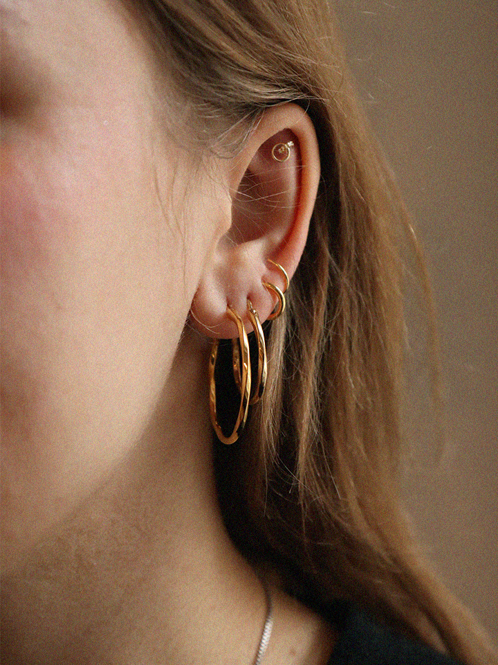 Lila Hoop Piercing Stud | Maria Black