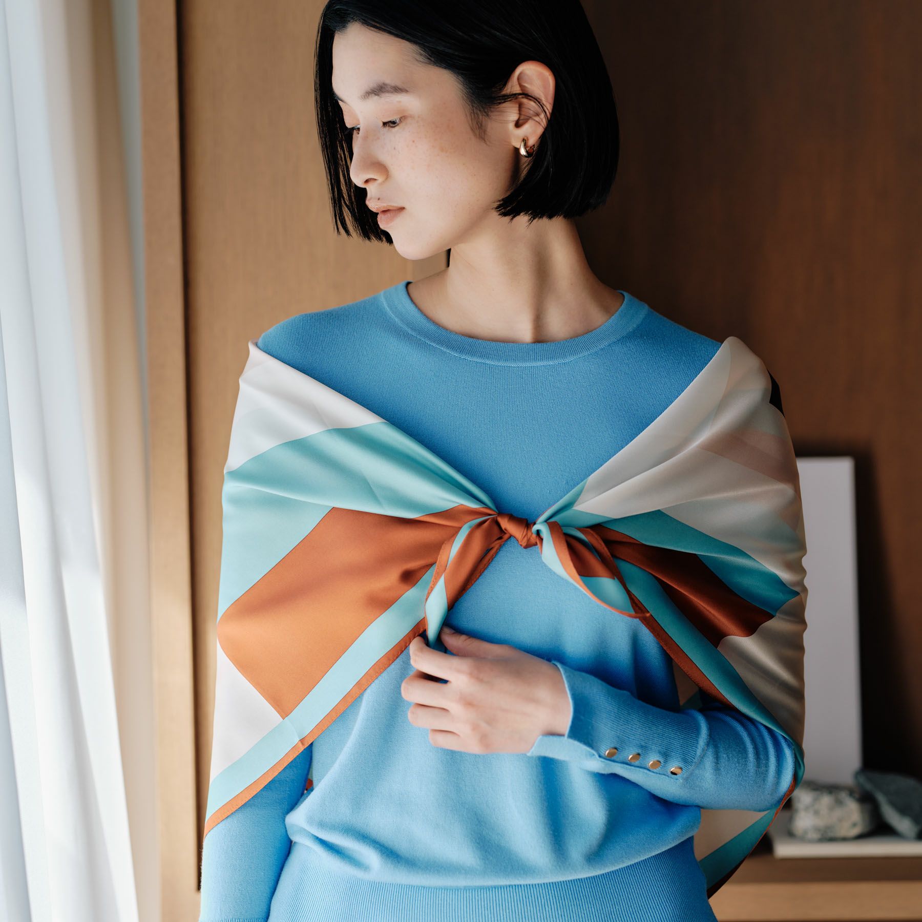 1956年オリンピック 選手着用柄スカーフ 1956年オリンピック 選手着用