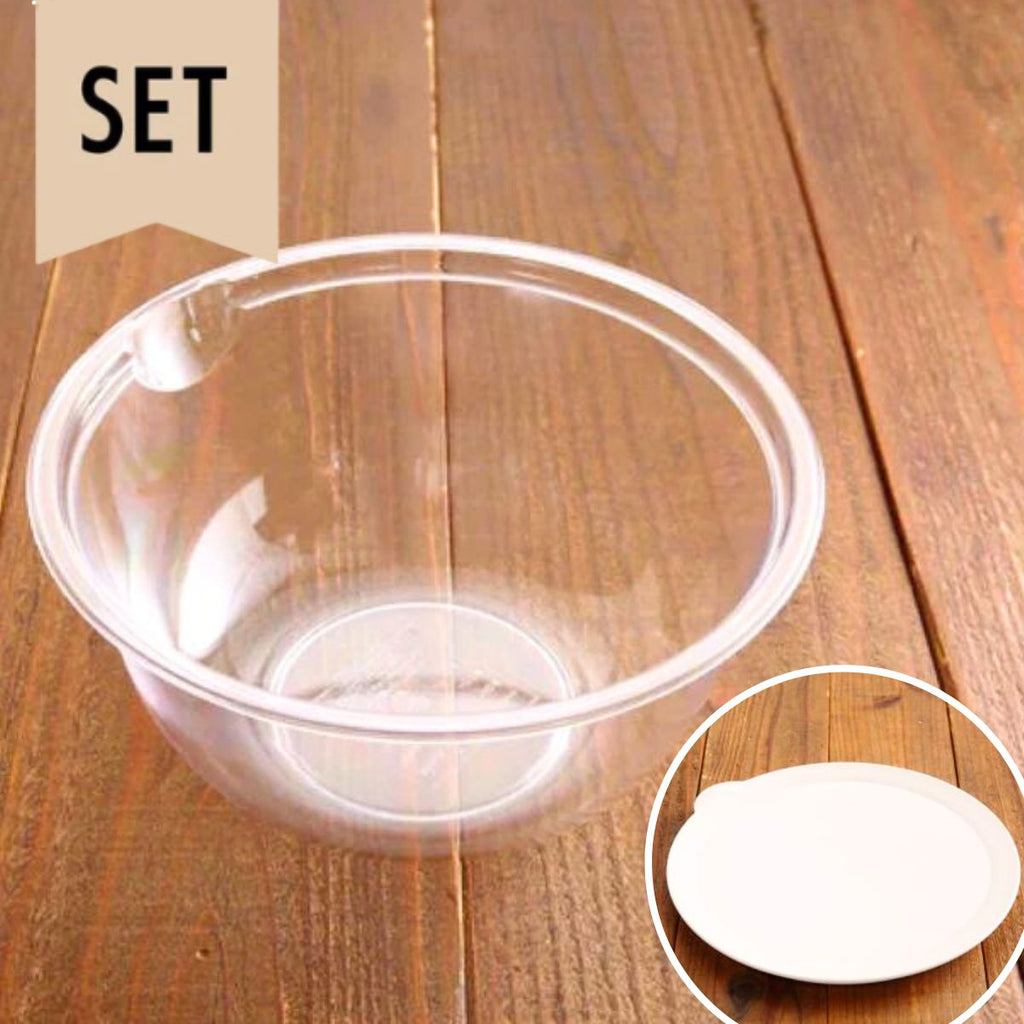 透明ボウル 21㎝ フタ付き – ABC Cooking MARKET