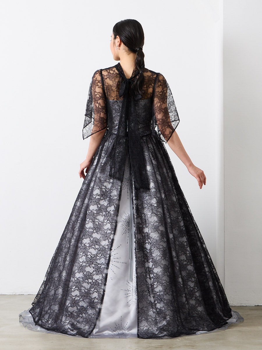 2WAYロングレースジレ(M ブラック): AIMER | エメ ｜ミマツグループ