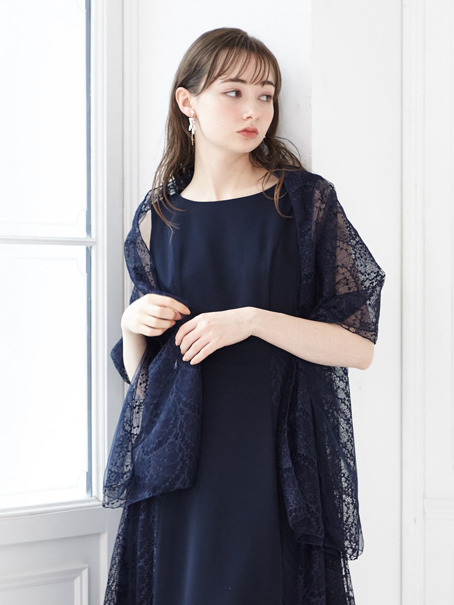 サイドレースフィット＆フレアドレス(M サックス): AIMER | エメ