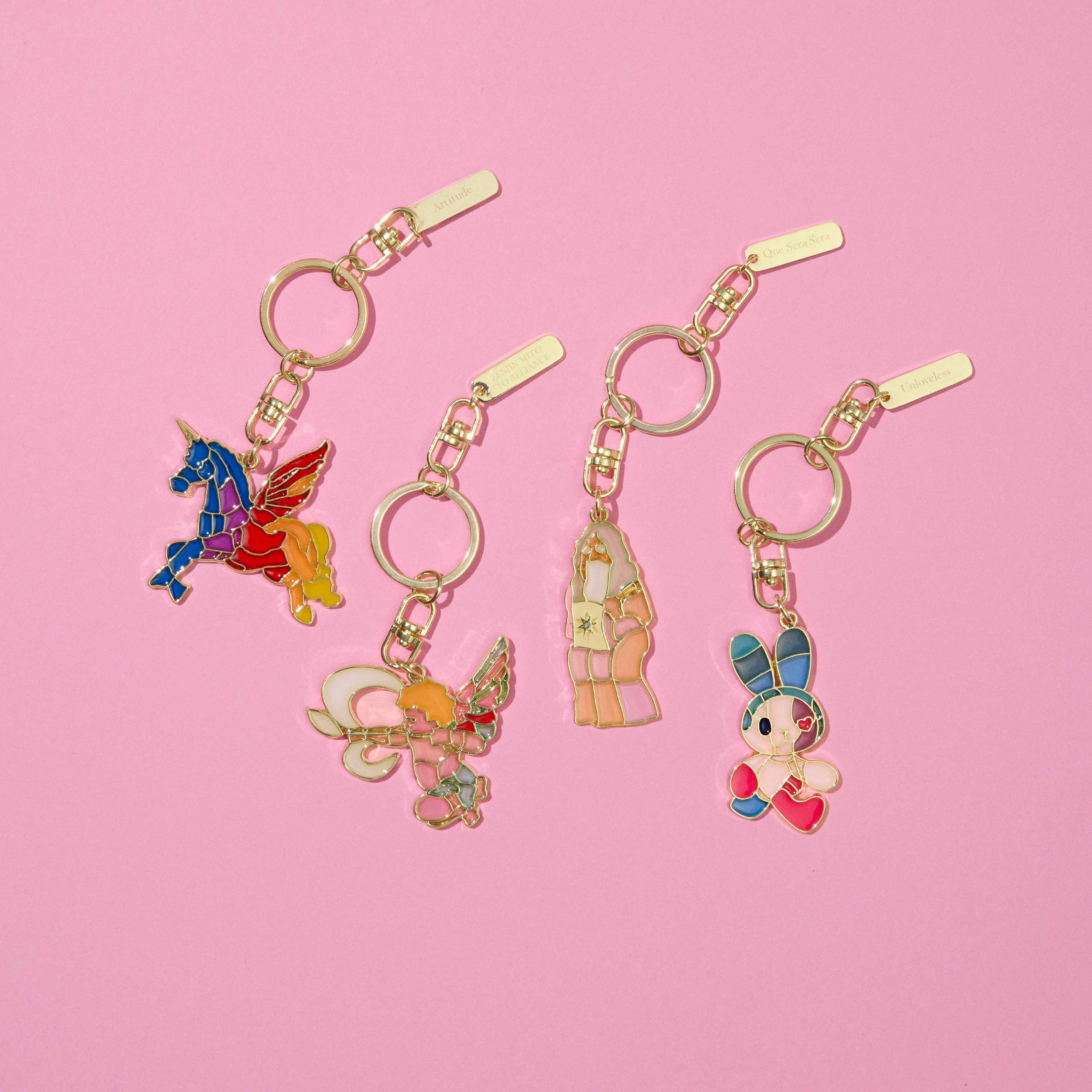 ステンドグラス キーホルダー Wonder Museum ステンドグラス