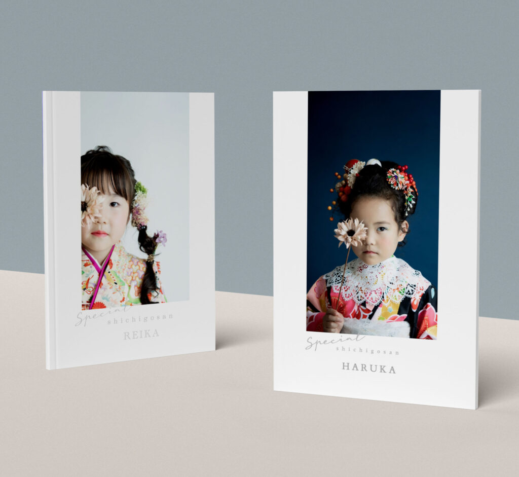 プロフェッショナル向け七五三スタジオアルバムテンプレート | メモアル