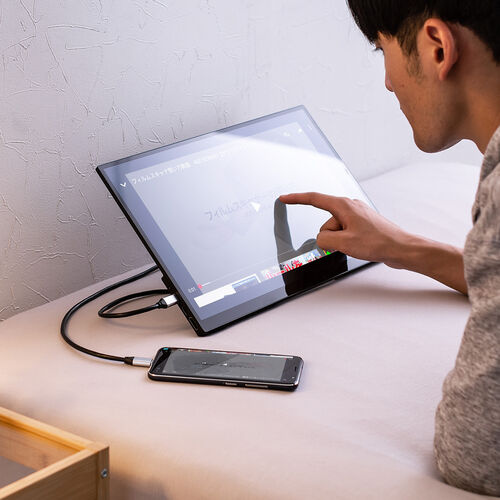 400-LCD006 レビュー / タッチ操作対応 モバイルモニター 15.6インチ